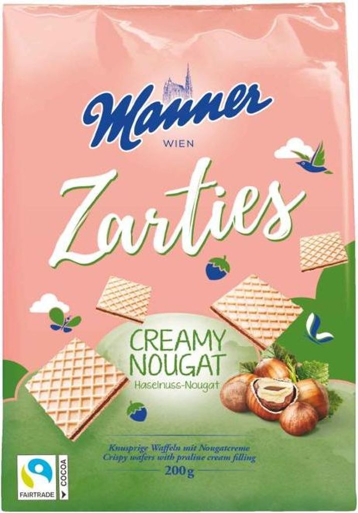 Manner Zarties Creamy Nougat 200g