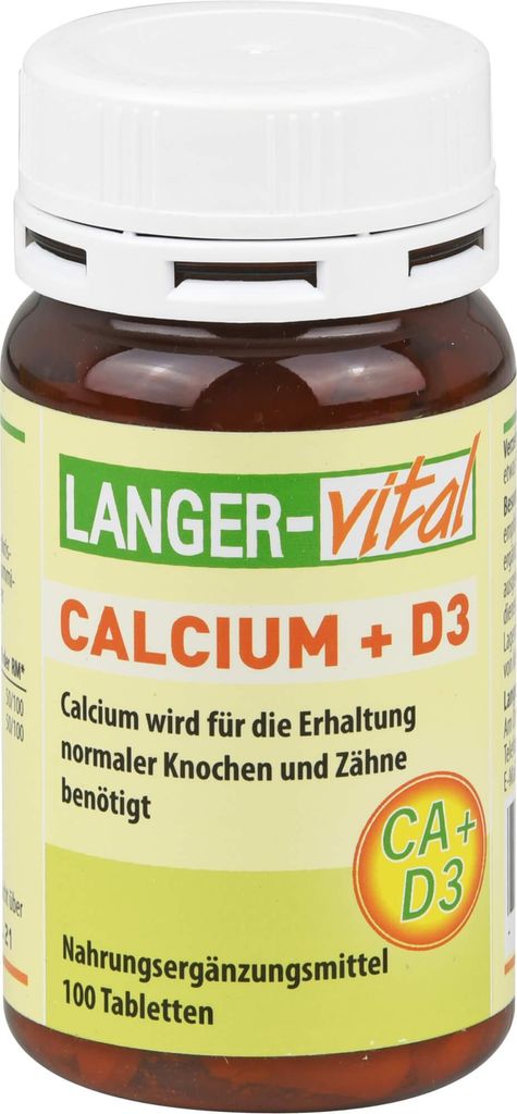 LANGER-vital Calcium 400 mg + D3 Tabletten zur Erhaltung Produktbild 