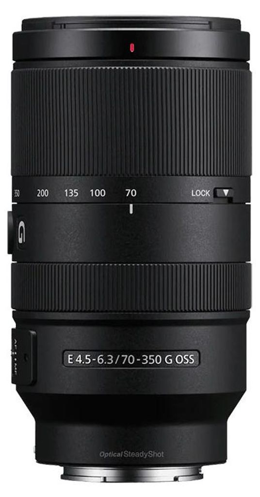 Sony SEL70350G, Telezoom-Objektiv, 19/13, 70 - 350 mm, Produktbild 
