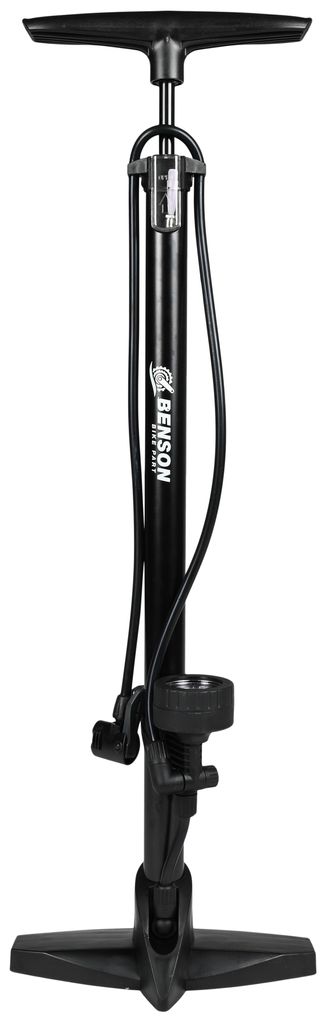 Benson Fahrradpumpe Deluxe mit Manometer 95 cm Schlauch