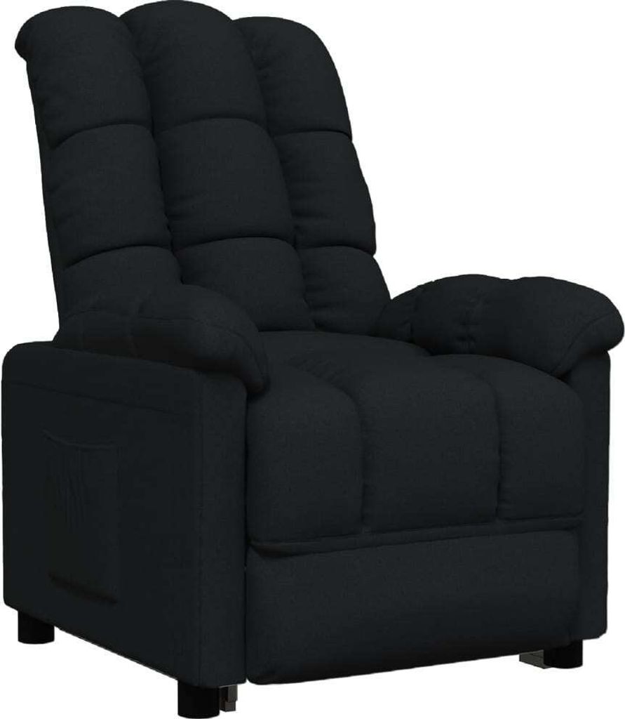Relaxsessel Schwarz Stoff