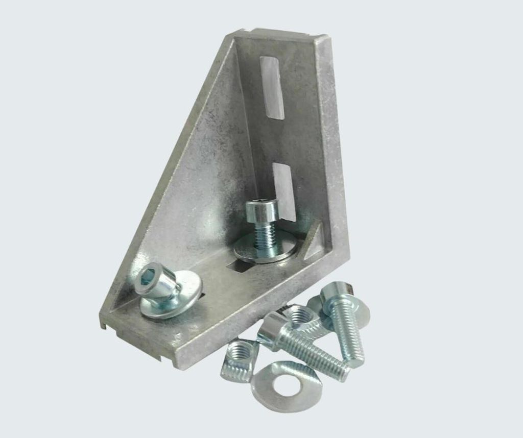 Befestigungswinkel 45x90 Nut 10 Aluprofil