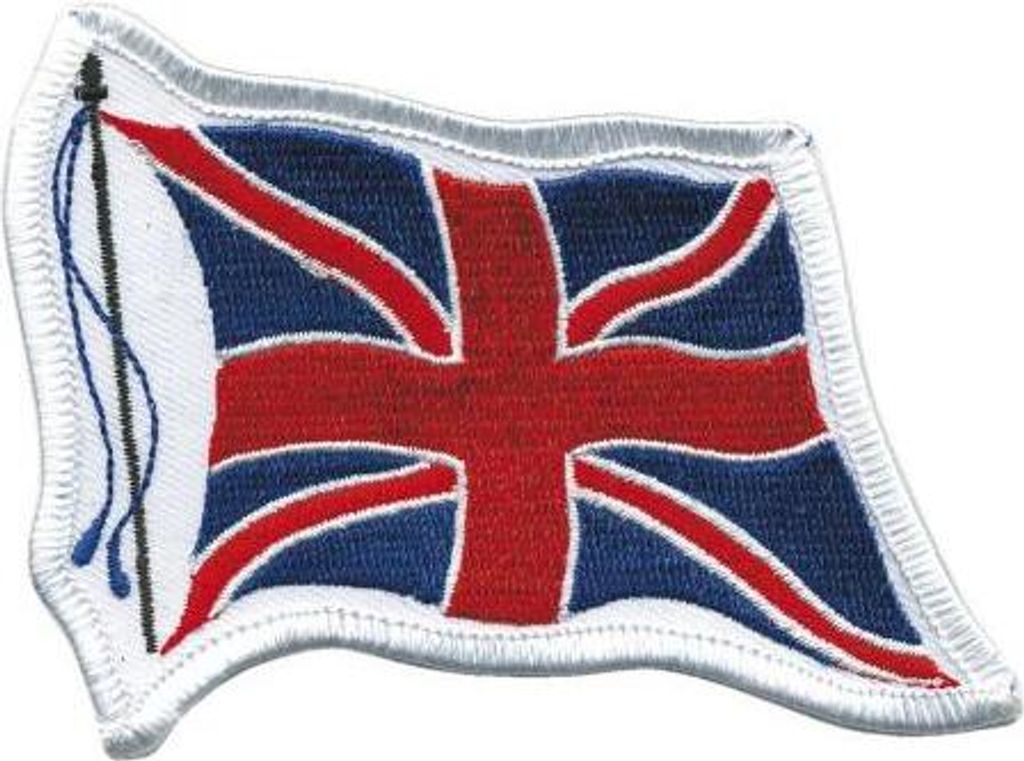 AUFNÄHER - Großbritannien - Fahne - 04383 - Gr. ca. 9 x 6,5 cm - Patches Stick Applikation