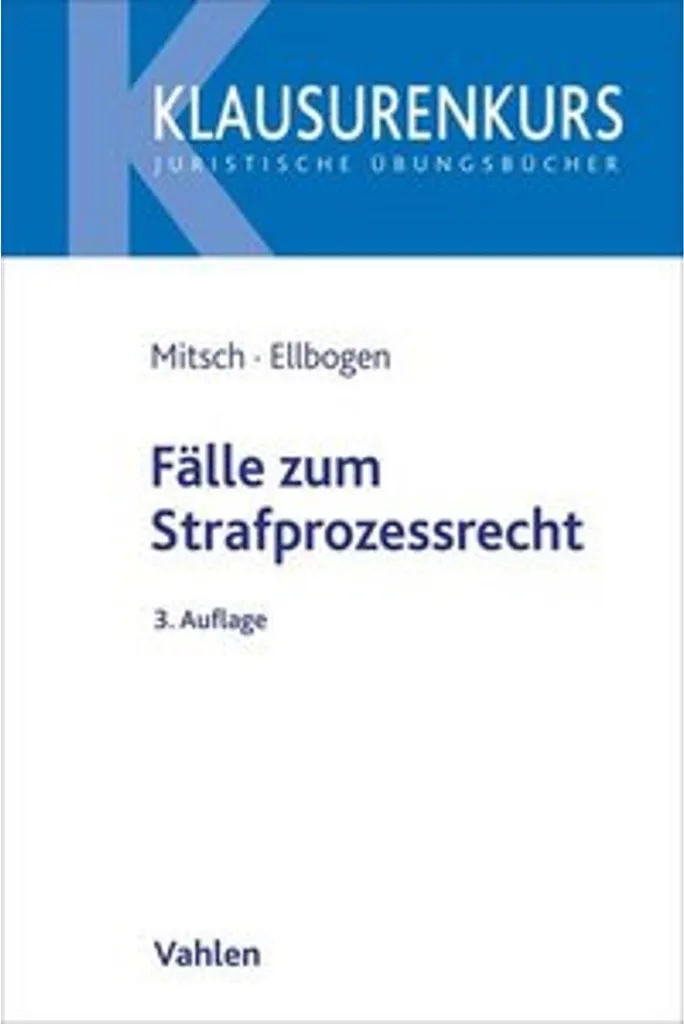 Préparer l'examen de droit pénal allemand avec ces cas de procédure pénale