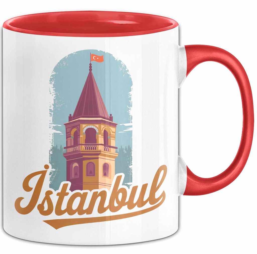 Istanbul Türkei Tasse Geschenk Lustige Geschenkidee Spruch (Rot)