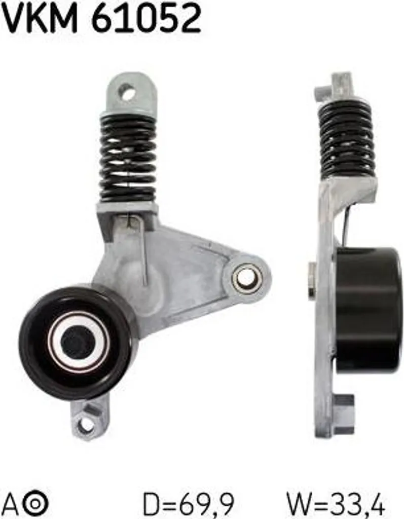 Courroie Trapézoïdale Crantée SKF VKMA 61117 pour Moteur Toyota Camry