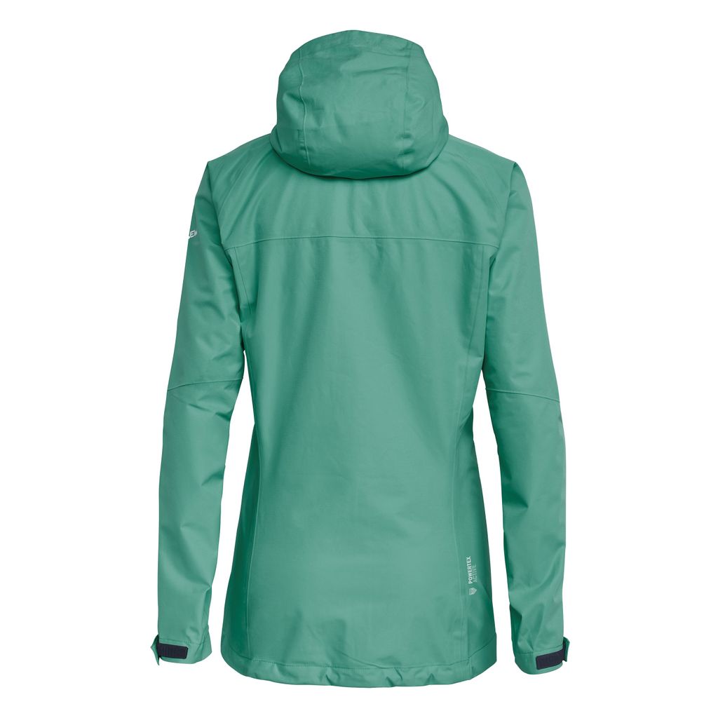 Salewa Aqua 3.0 ptx Jacke Hardshell Regenjacke Damen, Farbe:Grün, Größe:48