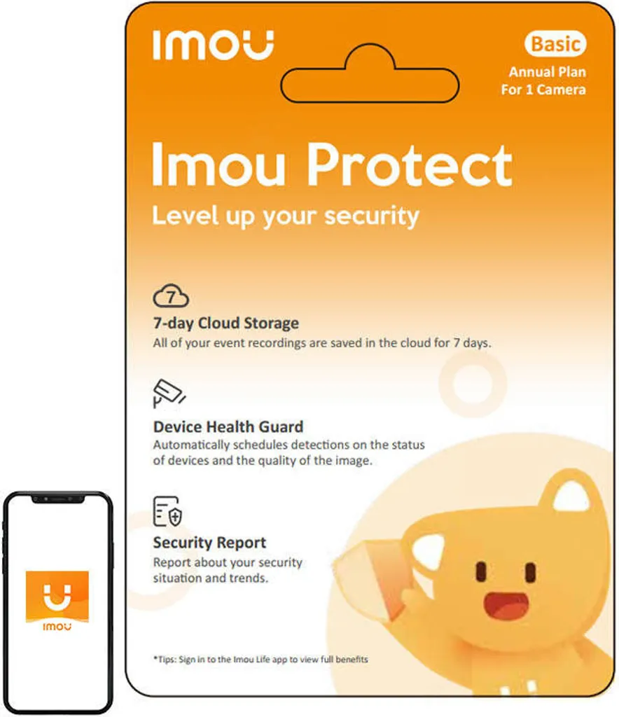 Évitez les pertes de vidéos avec IMOU Protect Basic Plan annuel Cloud
