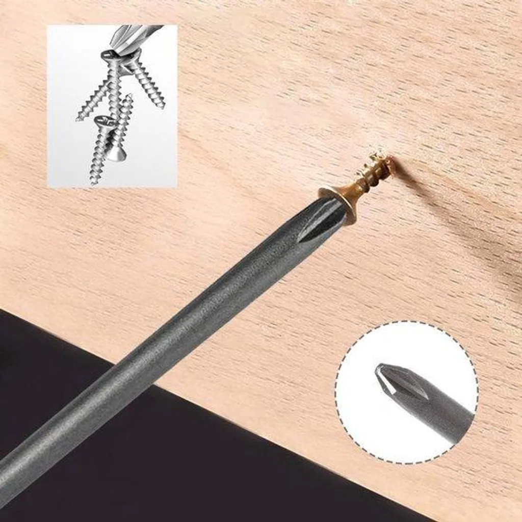Jeu de 6 embouts magnétiques S2 PH1 haute résistance pour tournevis 1/4