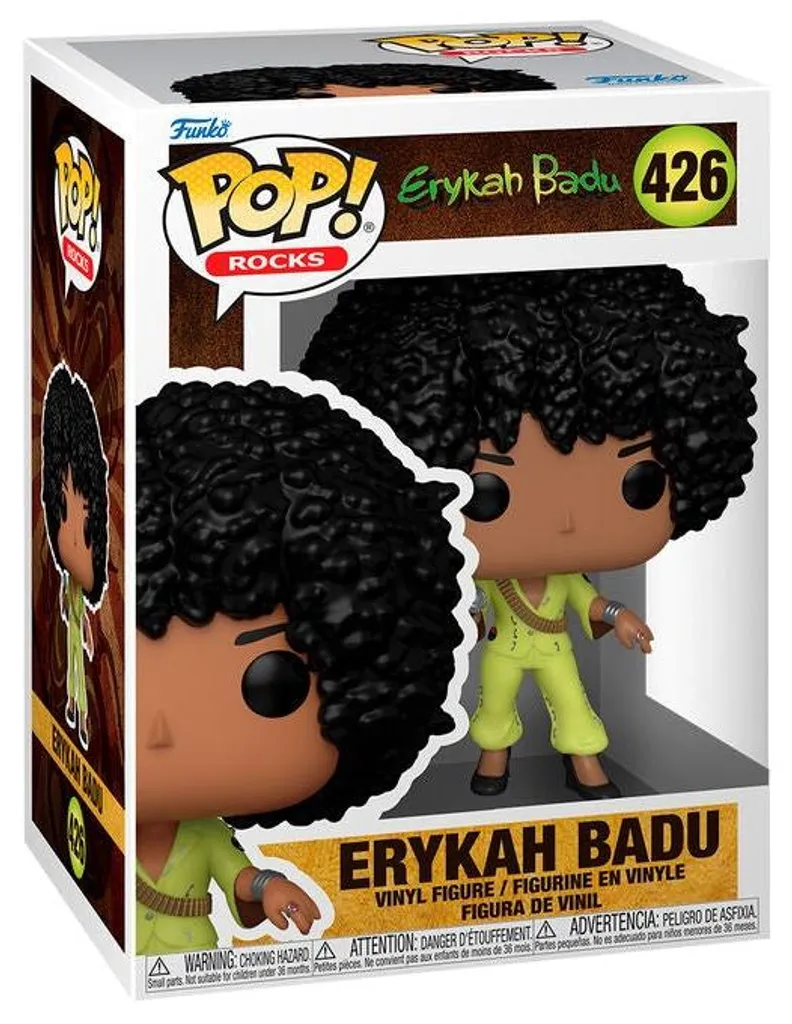 Décoration Bureau Figurine Erykah Badu - Idée Cadeau Collectionneur Vinyle