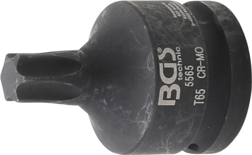 BGS Bit di potenza azionamento quadrato 20 mm (3/4") Profilo a T (per Torx) T65 - 5565