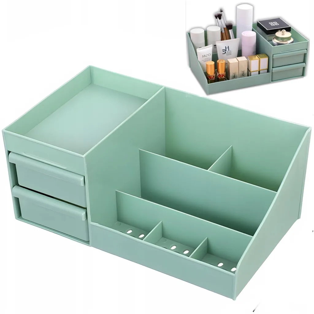 Rangement maquillage anti-désordre, Boîte cosmétique gain de place
