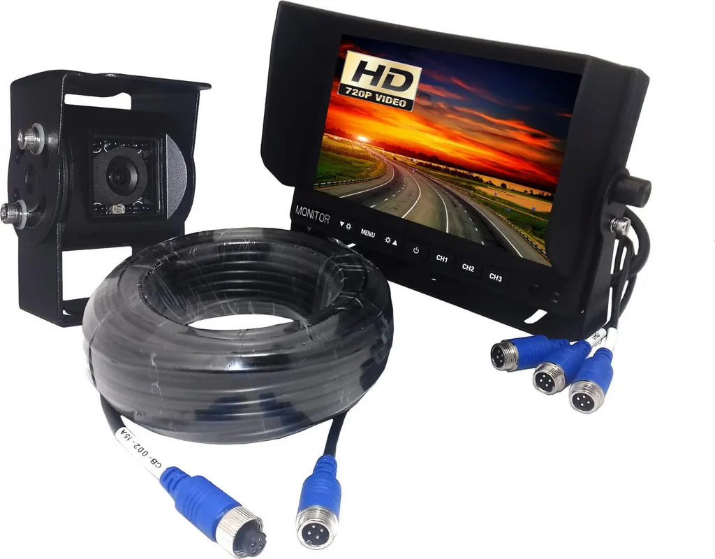 Kit Caméra de Recul AHD Contre les Angles Morts Grand Écran 10"