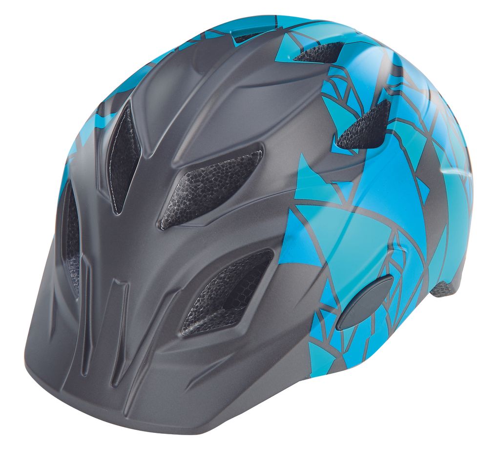Prophete Kinder- und Jugend-Fahrradhelm 52-56 cm – Verstellbar mit LED-Licht – Robuster Inmold-Helm, – Sicher & Komfortabel – blau
