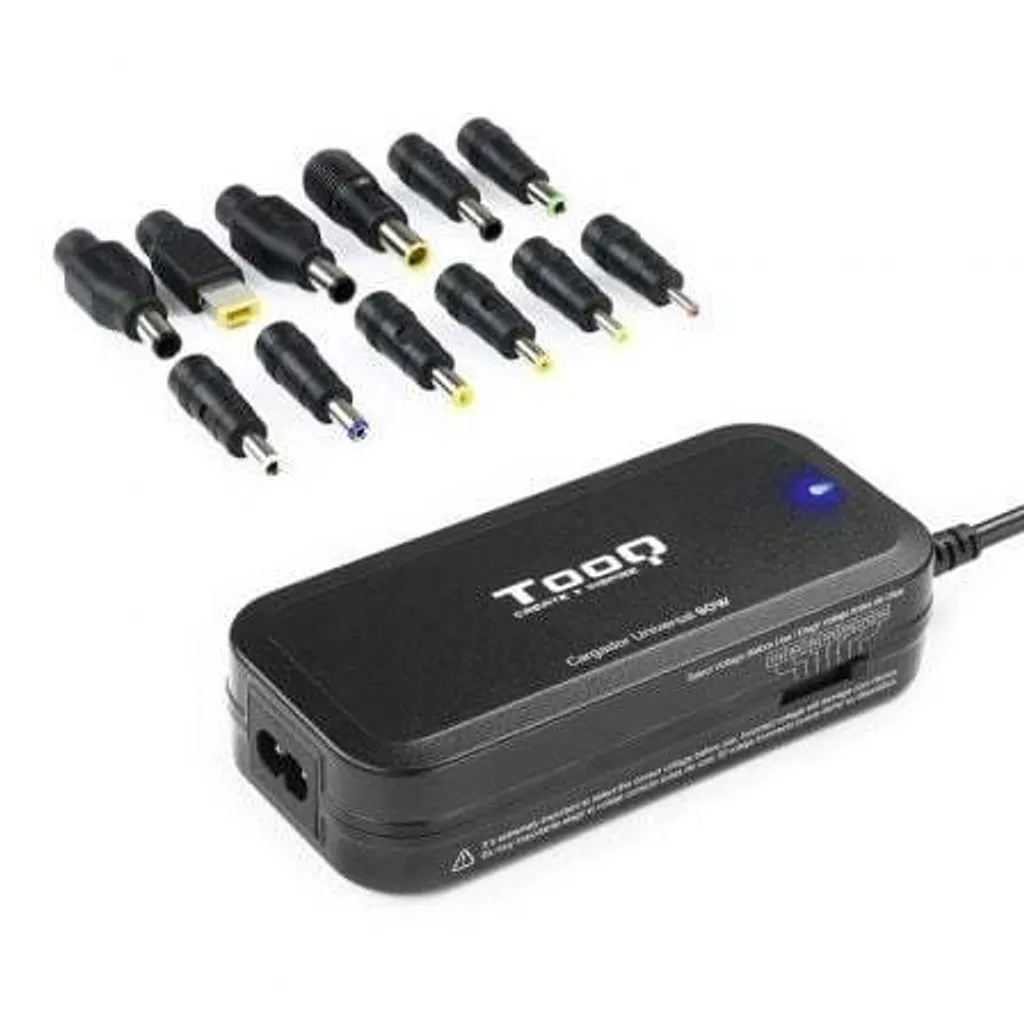 Chargeur d'appareil mobile Tooq Tqlc-90bs02m compact 90W noir
