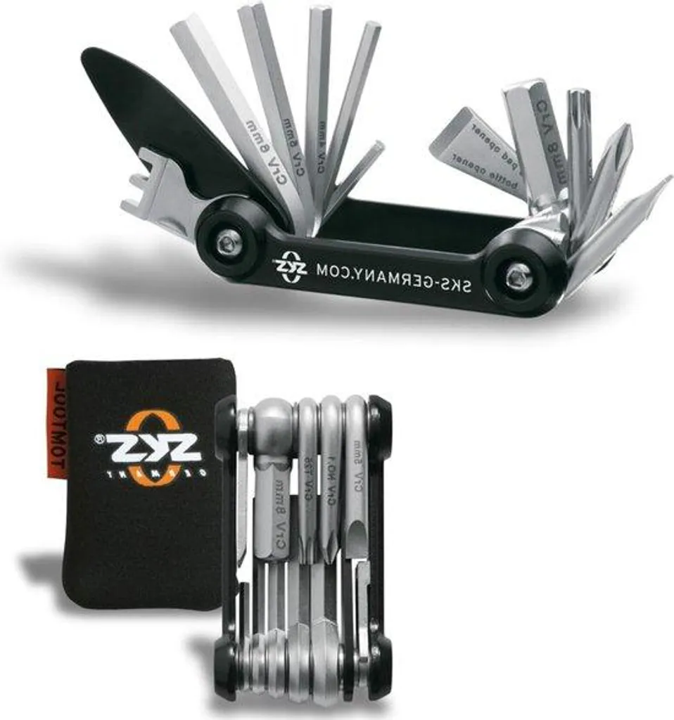 Solution de Dépannage Vélo : Multitool Inox Compact avec sa Trousse