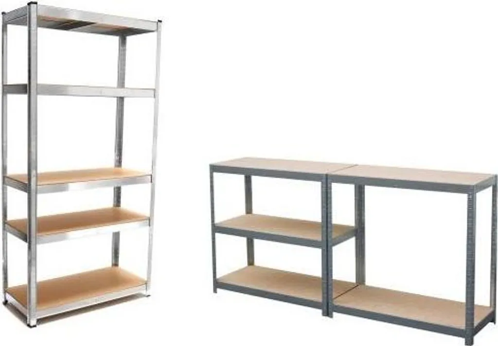Étagère Métallique de Rangement GEKO 5 Plateaux pour Cave et Atelier