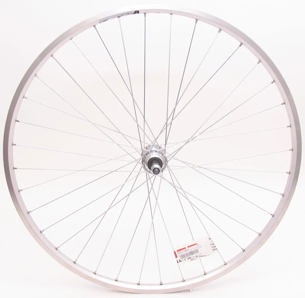 Roue arrière 28 x 1 3/8 ZAC19 Argent avec moyeu pour roue libre fixe