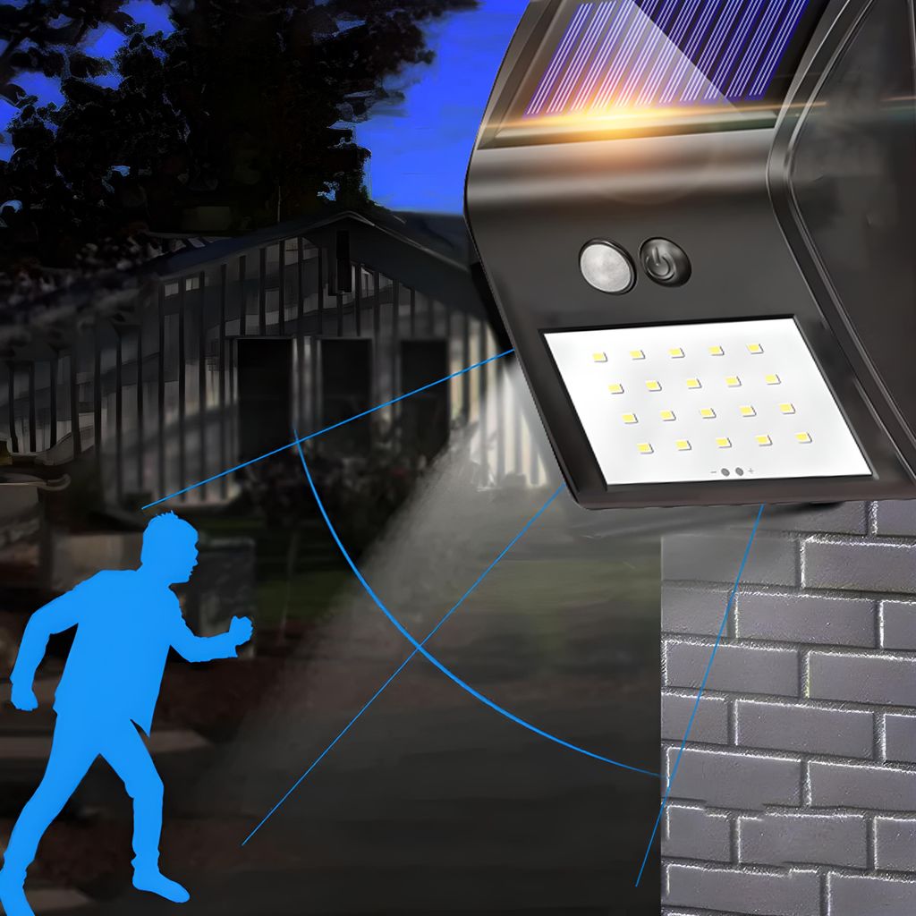 Solarlampen für Außen Bewegungsmelder 20 LED IP64 Produktbild 11