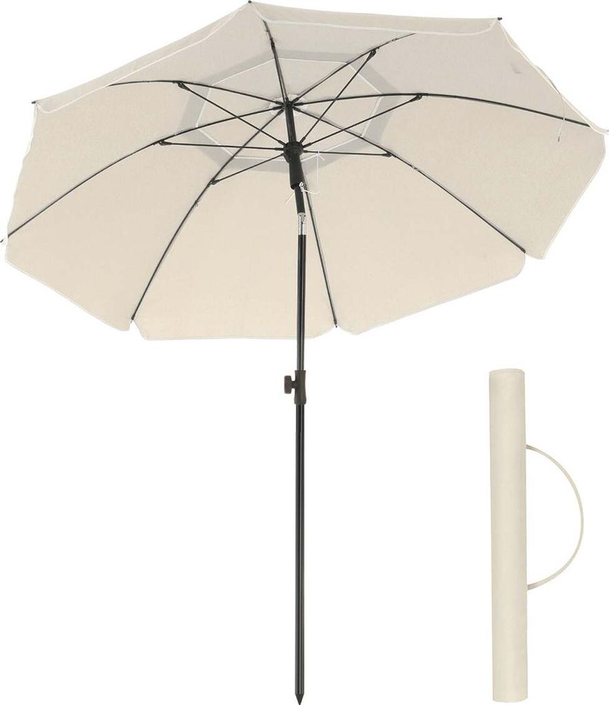 Sonenschirm UV-beschützung UPF 50+ großes Modell 1,8 m Durchmesser