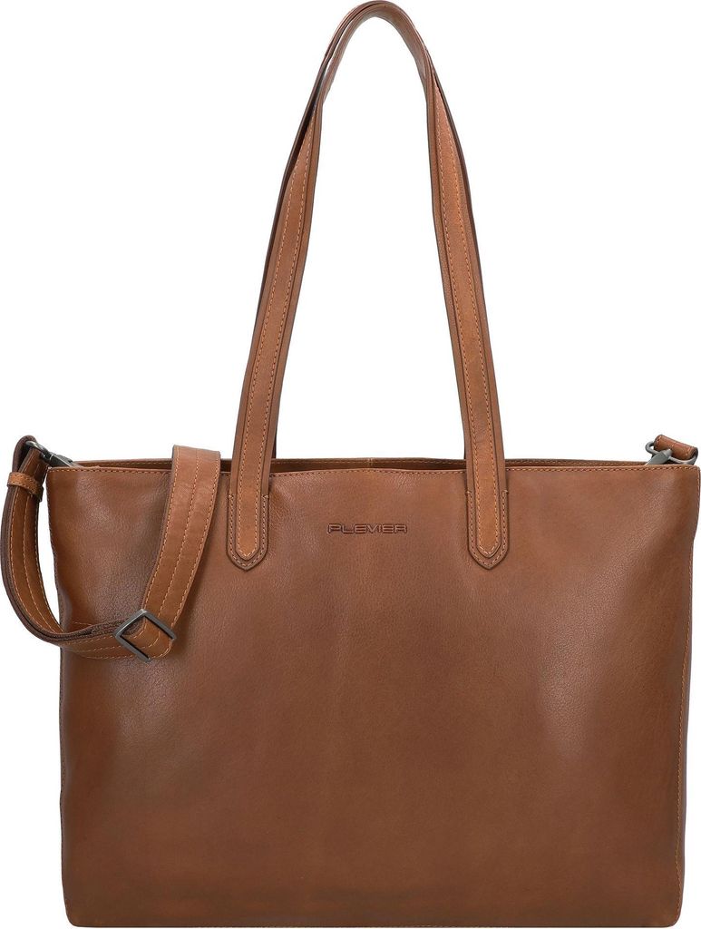 Plevier Power Shopper Tasche Leder 31 cm Laptopfach