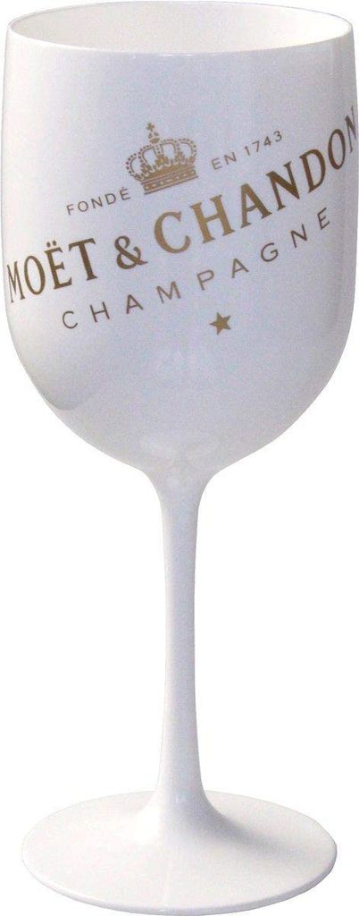6x Moët & Chandon Champagnergläser Becher Set Gold Neu 