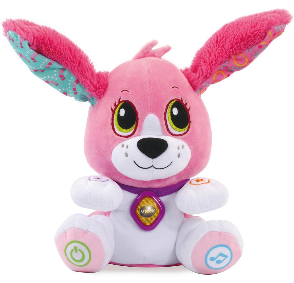 Jouet câlin VTech Talk to Me Puppy (rose) Image du produit 