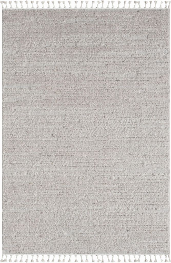 Teppich 'RASA ' rechteckig weiß diverse Größen, Maße:200x140cm
