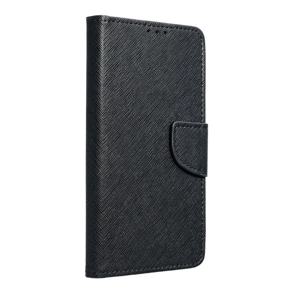 Fancy Book Case pour Samsung A14 4G / 5G Noir - Étui Portefeuille