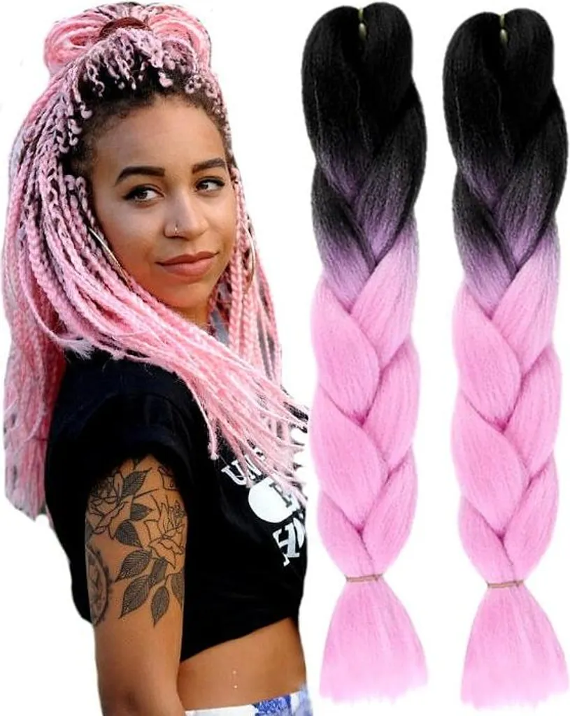 Dreadlocks Sintetici Ombre 60cm Alta Qualità | Extension Trecce Professionali