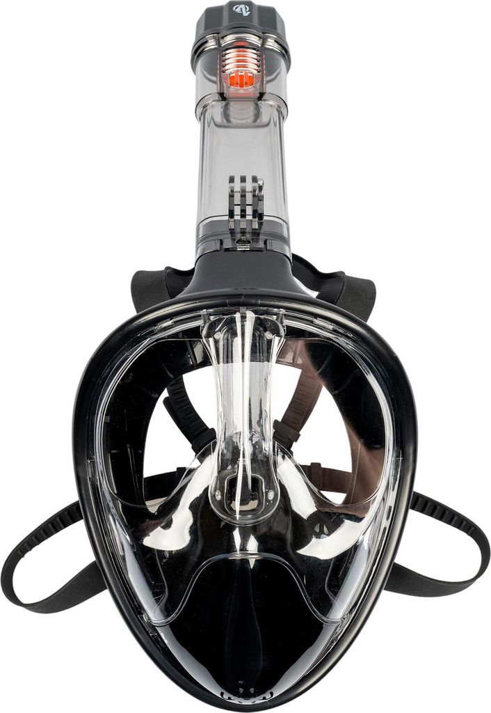 ACRA Schnorchel-Vollgesichtsmaske M6105, schwarz, Größe S/M