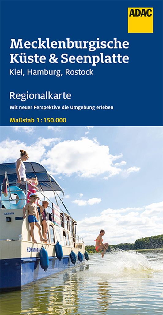 ADAC Regionalkarte Deutschland Blatt 2 Mecklenburgische Küste und Seenplatte