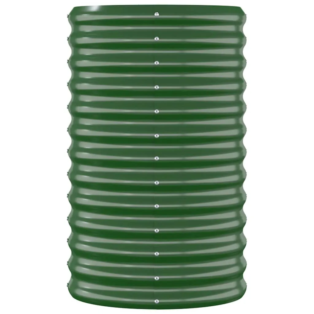 Potager de balcon surélevé en métal vert 114 cm idéal terrasse - 8