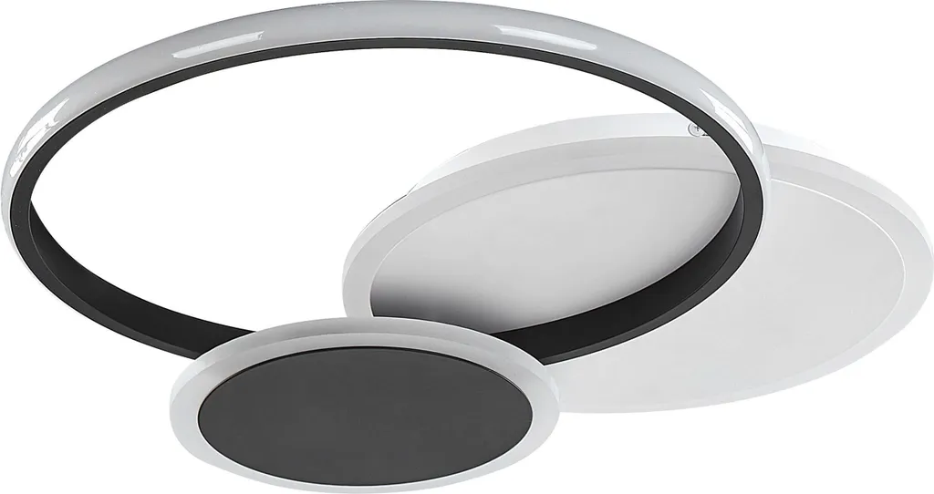 Plafonnier Décoratif Design pour Bureau ou Chambre avec Éclairage LED Rond