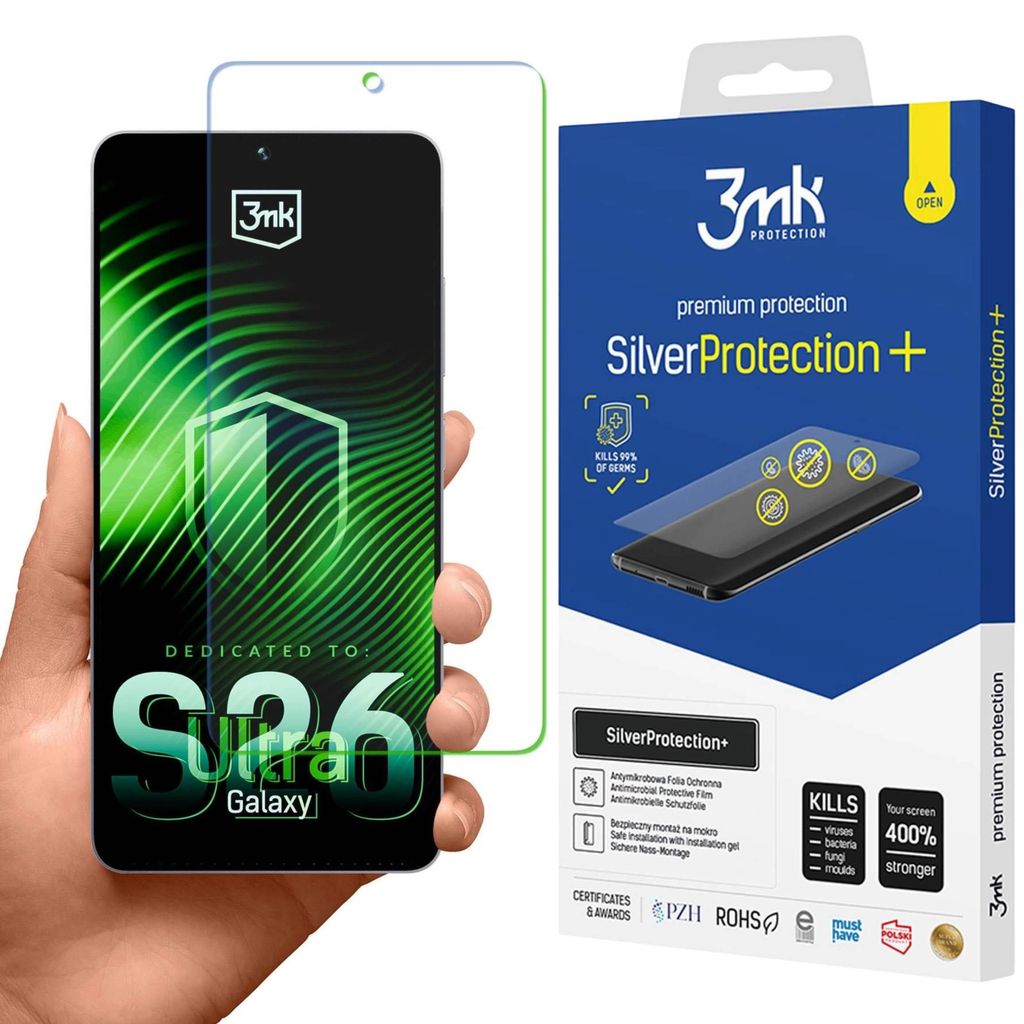 toßfeste, selbstheilende Schutzfolie für das Samsung Galaxy S26 Ultra, 0,21 mm dünn