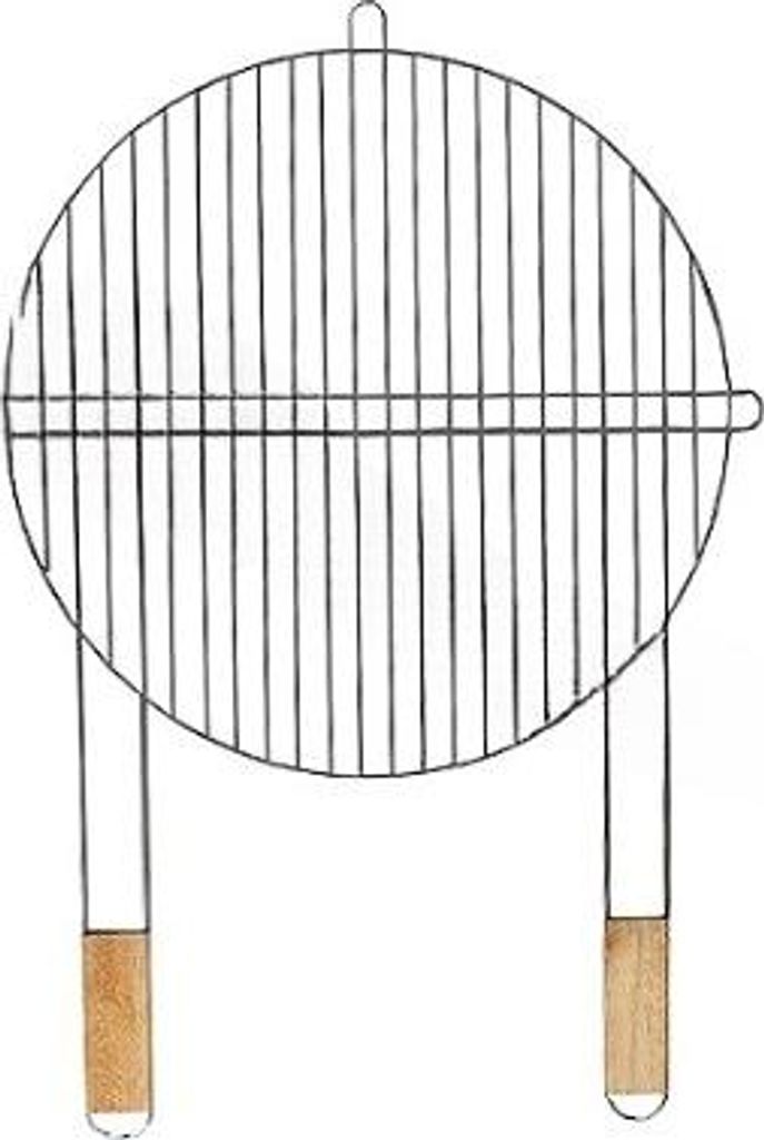 Grille ronde avec poignées en bois 46 cm Image du produit 
