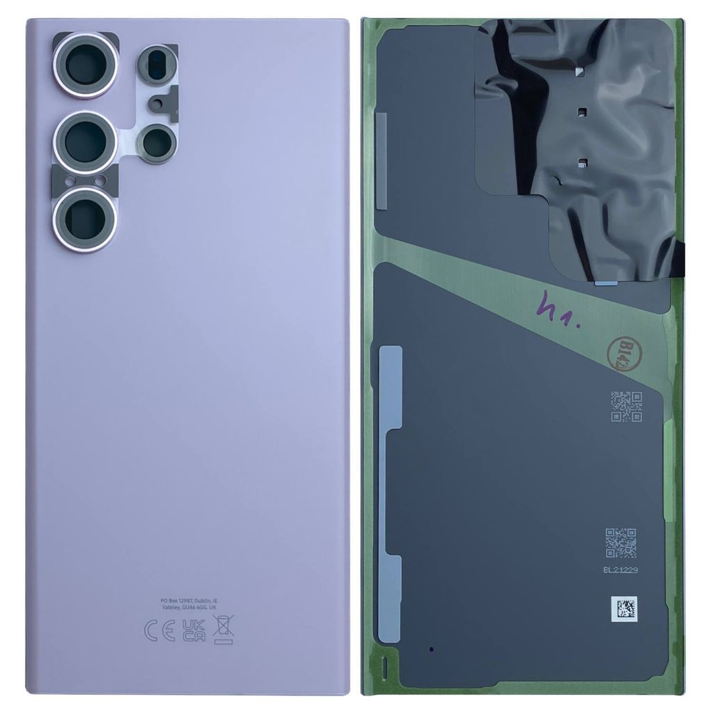 Akkudeckel Back Cover Deckel für Samsung Galaxy S23 Ultra GH82-30400D Lavender