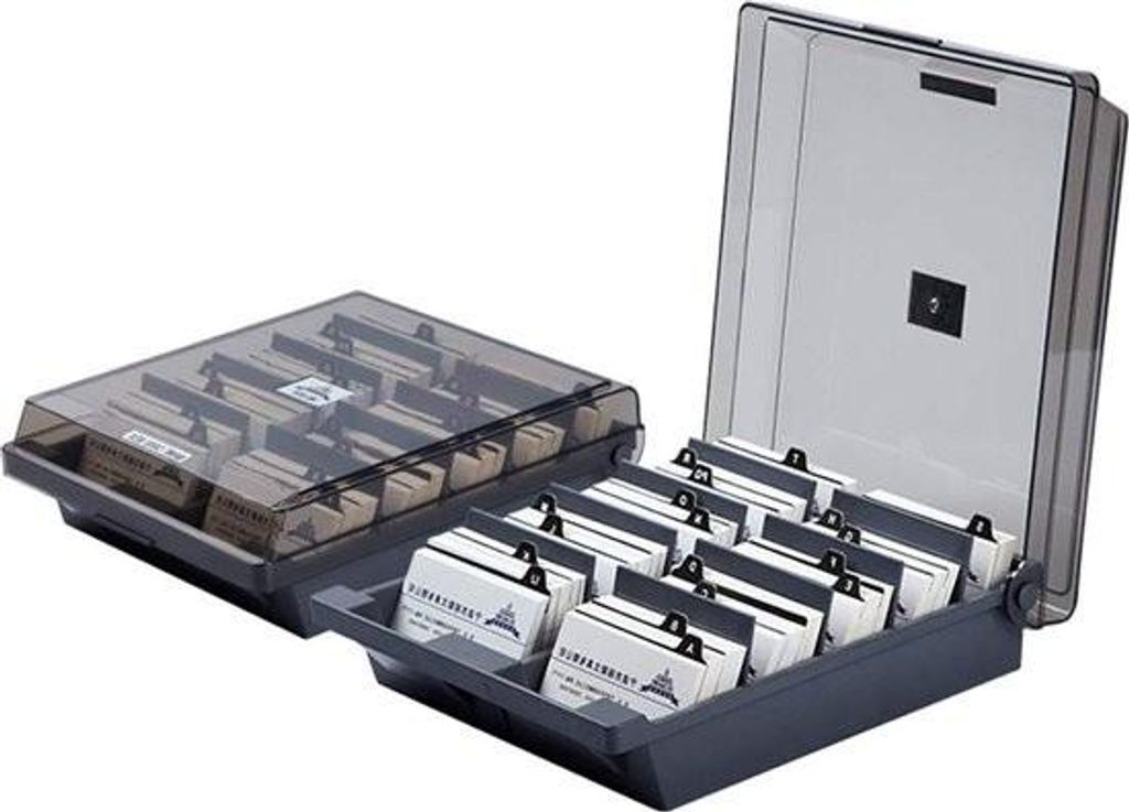 Aufbewahrungsbox für Visitenkarten – Organizer für Produktbild 
