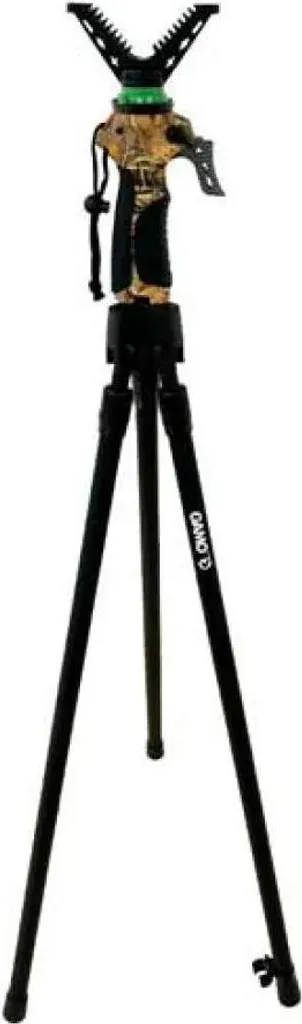 Canne de pirsch Trépied Gamo Gen 3 avec fourche dorée pour chasseur actif