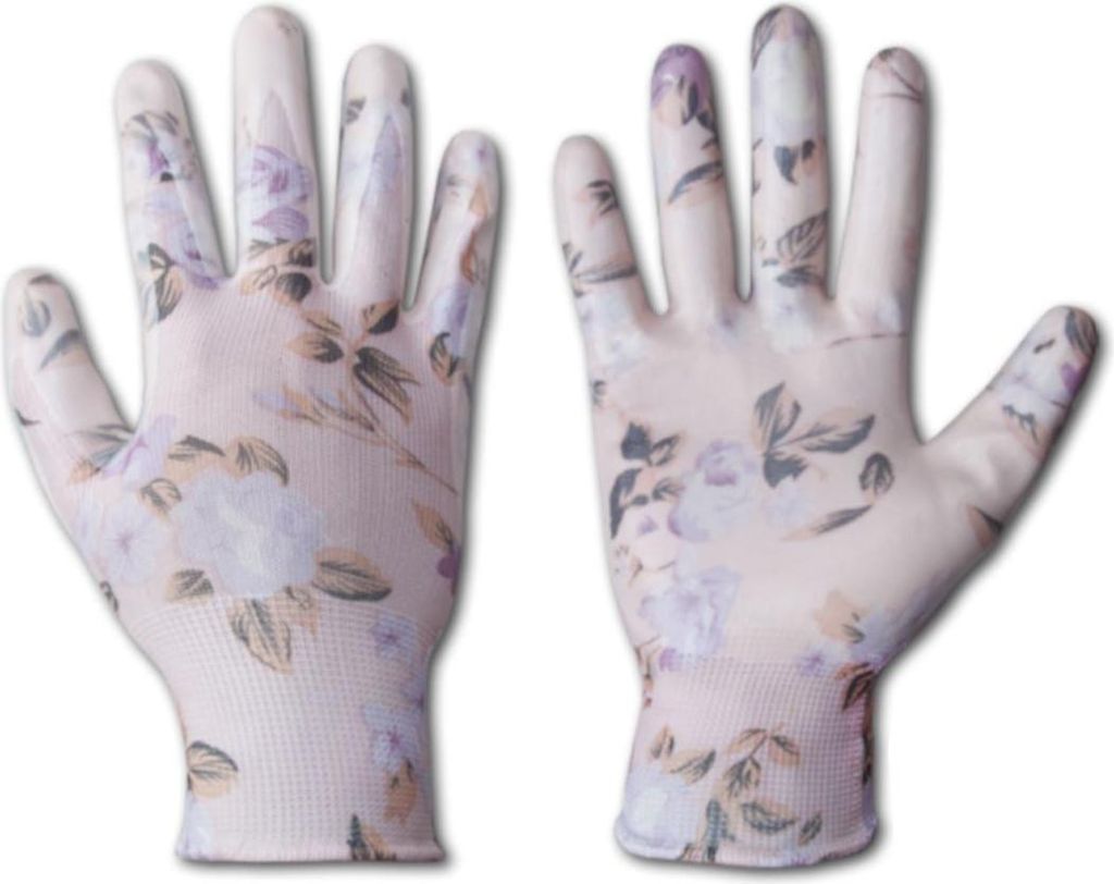 Damen Nitrox Flowers Arbeitshandschuhe - Größe 8