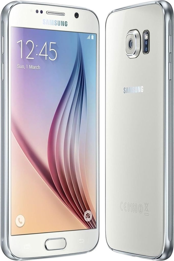 Samsung Galaxy S6 SM-G920 Weiß 3GB/32GB NFC LTE 12,92cm (5,1 Zoll) Android Smartphone