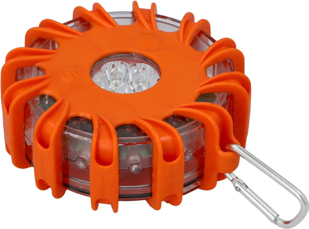 Balise de détresse voiture orange à 16 LED cartrend 10636 visibilité 360°
