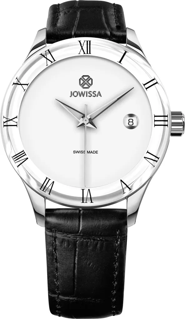 Jowissa Romo J2.191.M Montre unie minimaliste pour homme en acier noir