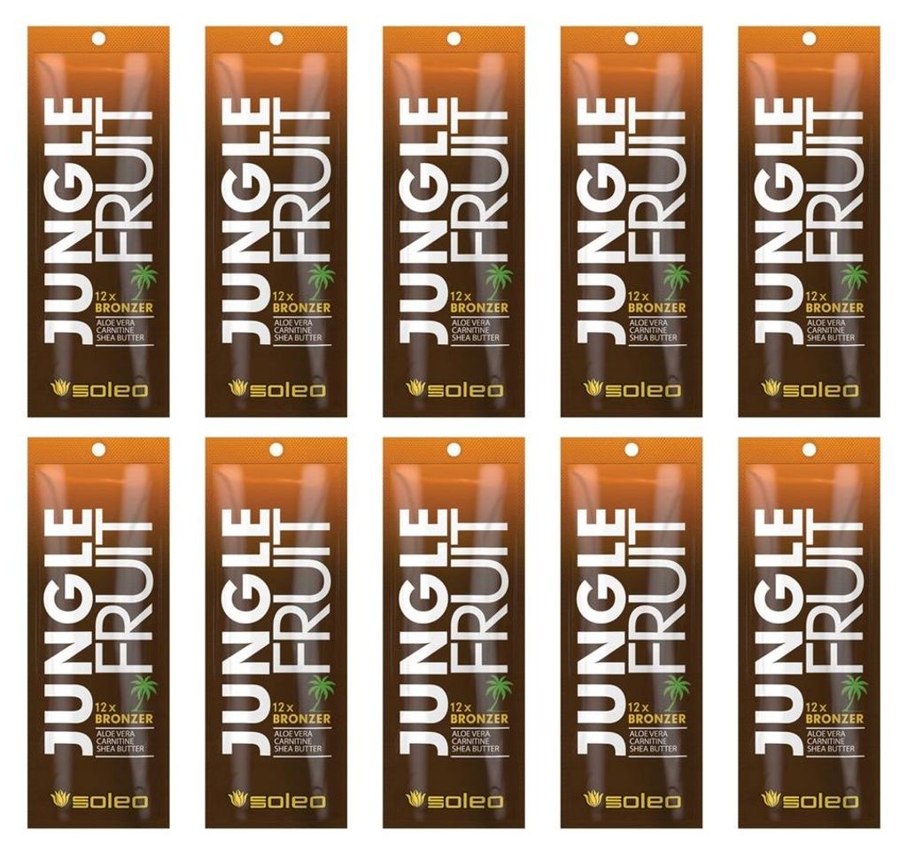 Soleo Jungle Fruit Turbo Bronzer bruiningslotion 10 stuks Productafbeelding 
