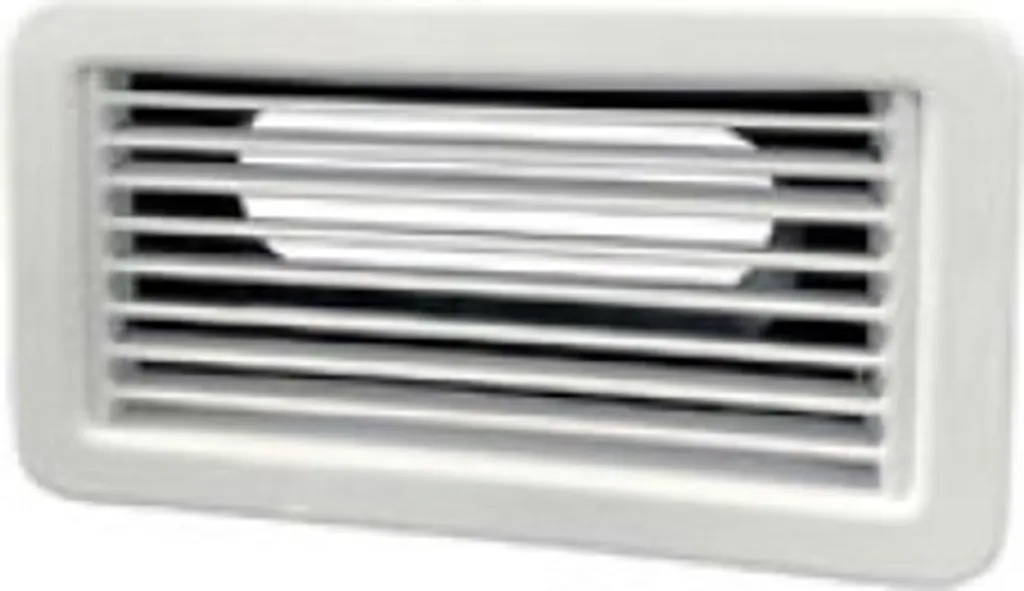 Bouche d'extraction d'air 254x102mm pour bateau et van avec raccord