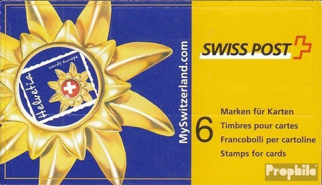 Briefmarken Schweiz 2002 Mi MH129 (kompl.Ausg.) gestempelt Feriengrüße
