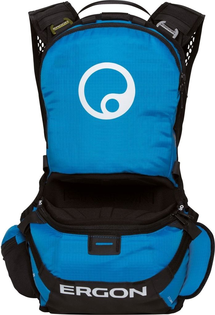 Ergon Protektorenrucksack BE1 Enduro Protect, Blau , L