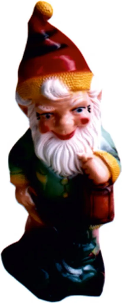 Nain de Jardin avec Papillon Statue Décorative 8825 Nouveau Modèle