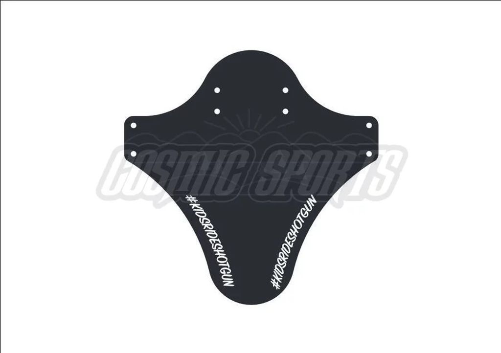 Kids Ride Shotgun Mudguard Schutzblech, Schwarz