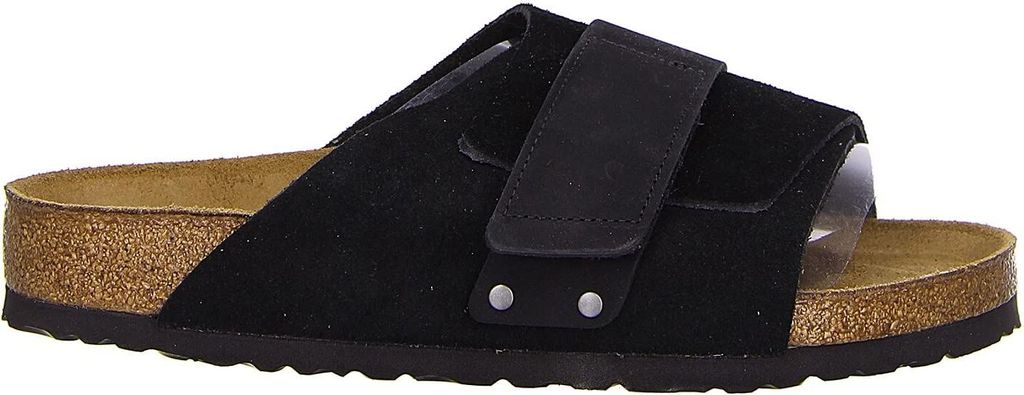 Birkenstock Kyoto Wildleder Nubuk Herren Schwarz Sandalen Produktbild 
